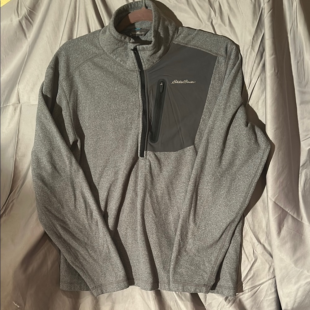 Eddie Bauer Gray Lightweight Shirt Jacket